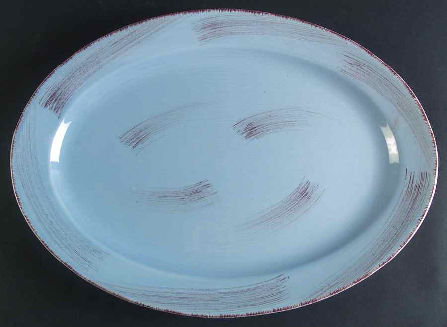 Sonoma Blue 18" Oval Serving Platter by Tag Ltd-1