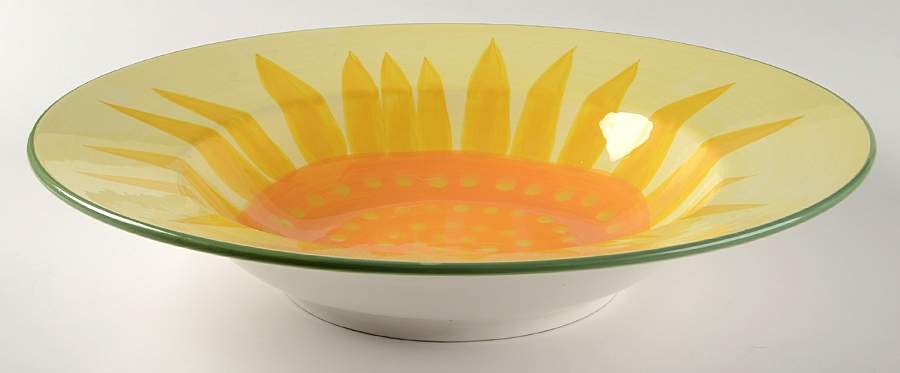 Sunflower 15" Large Salad Serving Bowl by Tag Ltd-1