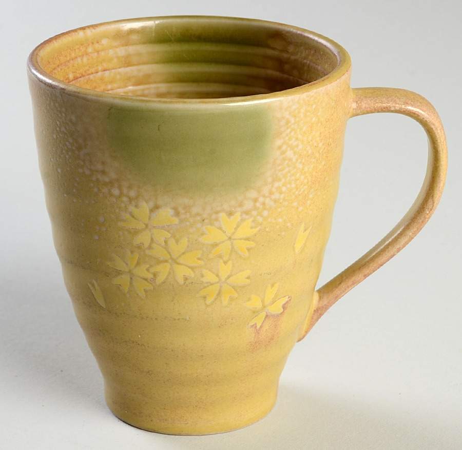 Meadow (Cream Flowers, Embossed) Mug by Tag Ltd-1