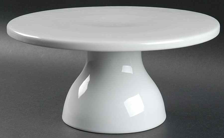 Whiteware 11" Diameter Pedestal Cake Stand by Tag Ltd-1