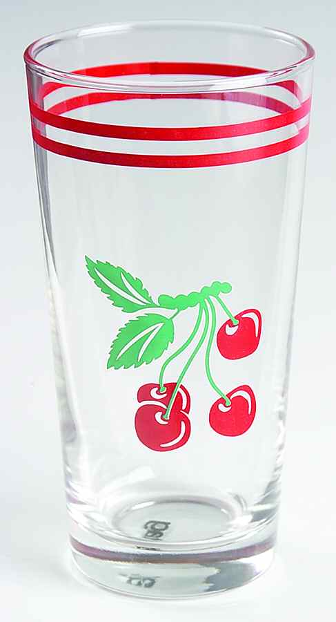 Vintage Cherry 8 Oz Glassware Tumbler by Tag Ltd-1