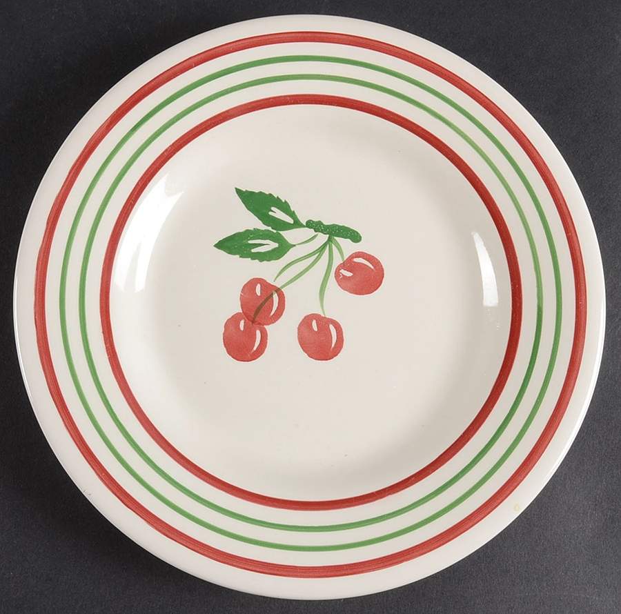 Vintage Cherry Salad Plate by Tag Ltd-1