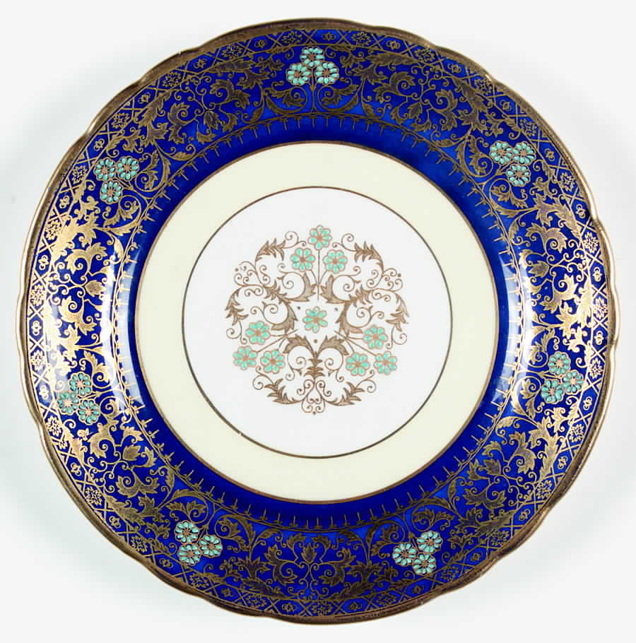 Falaise Blue Bread & Butter Plate by Tuscan - Royal Tuscan-1