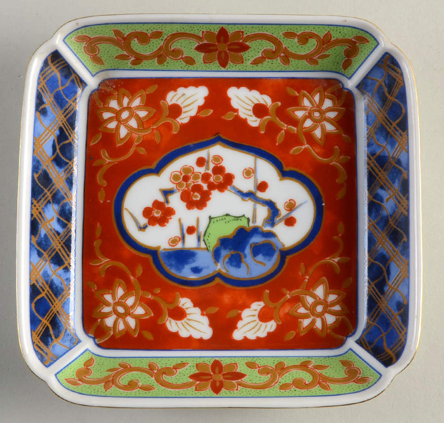 Imari 6" Square Tray by Takahashi-1