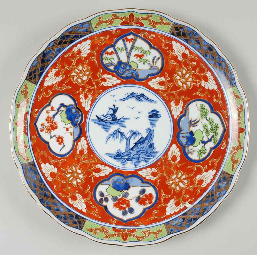 Imari Dinner Plate by Takahashi-1