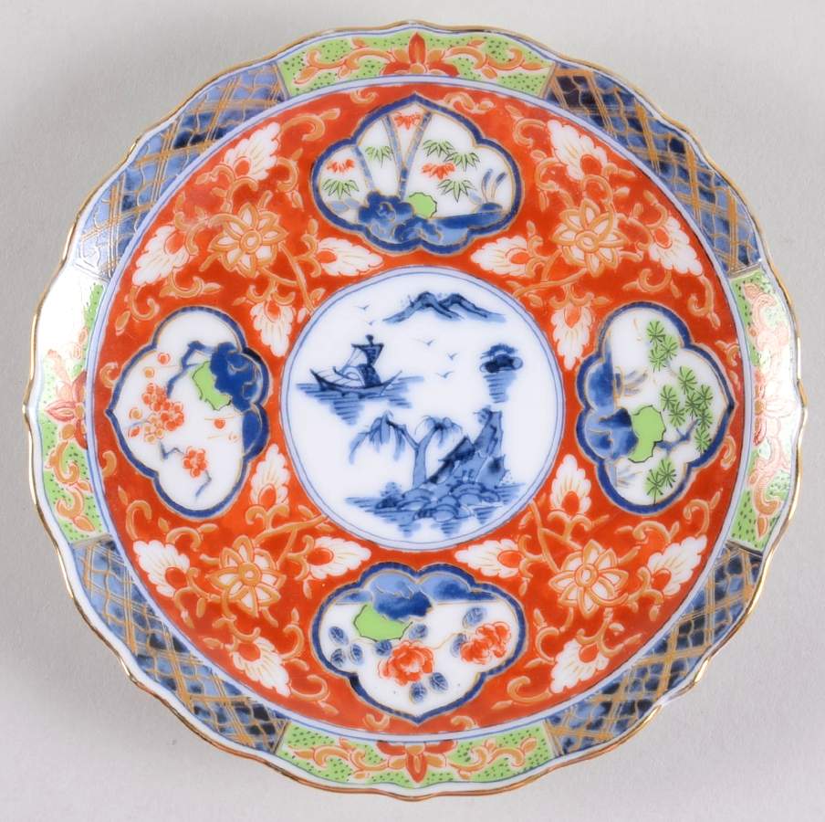 Imari Bread & Butter Plate by Takahashi-1