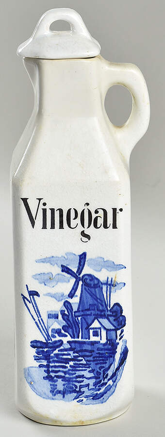 CZE357 Vinegar and Stopper by Czechia-Czechoslovakia-1
