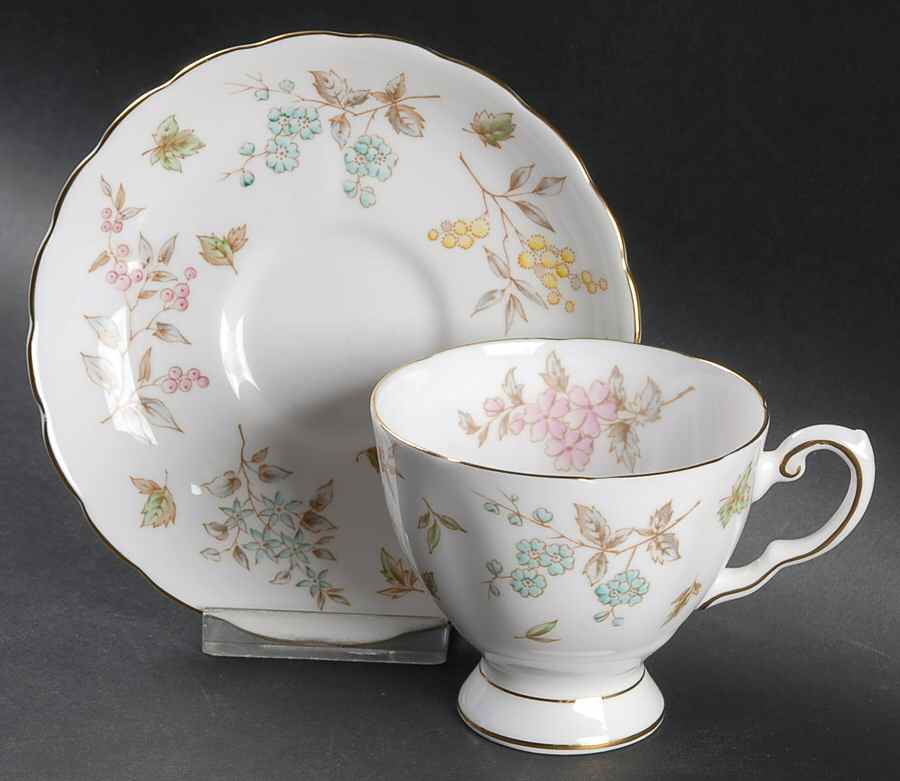 D1396 Footed Cup & Saucer Set by Tuscan - Royal Tuscan-1