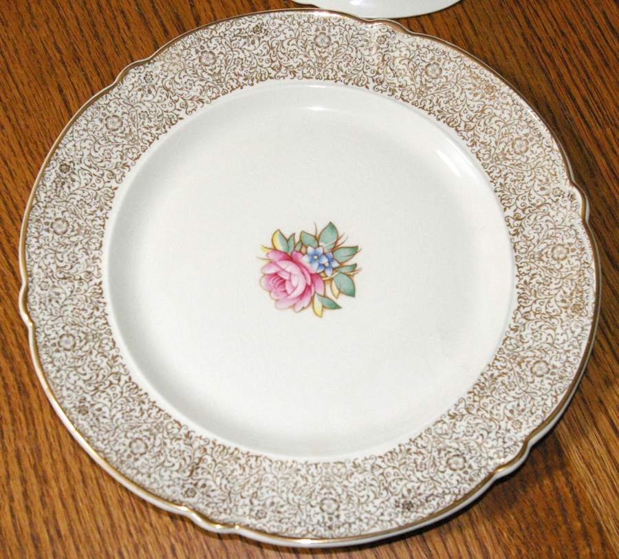 TST625 Dinner Plate by Taylor, Smith & Taylor (Ts&T)-1