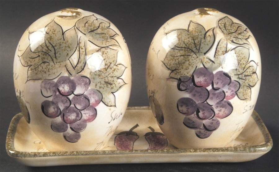 Sorrento (3 Pc) Salt & Pepper Tray Set by Tabletops Unlimited-1