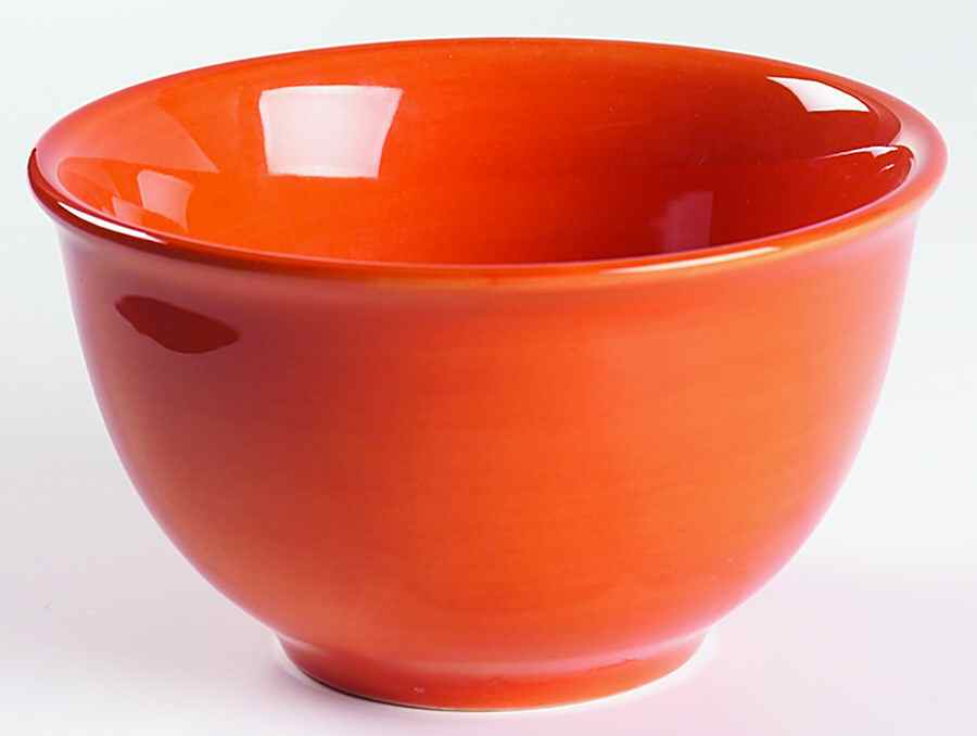 Corsica Clementine (Orange) Coupe Cereal Bowl by Tabletops Unlimited-1