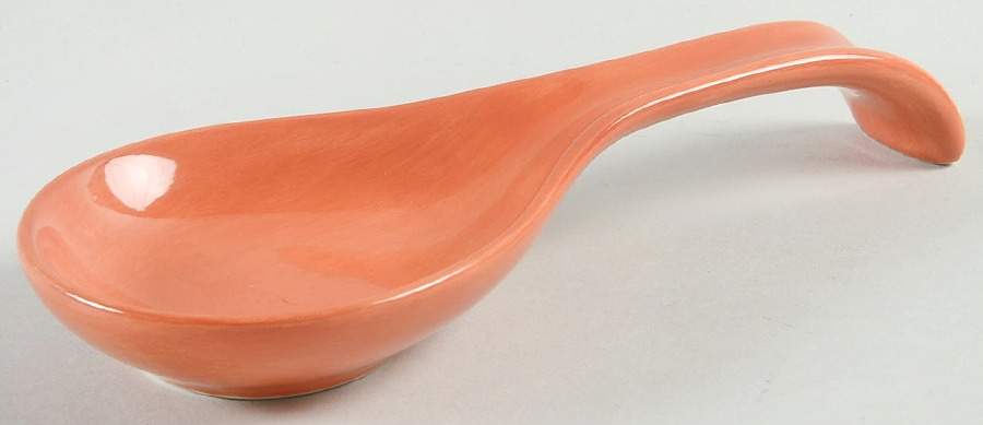 Corsica Clementine (Orange) Spoon Rest/Holder (Holds 1 Spoon) by Tabletops Unlimited-1