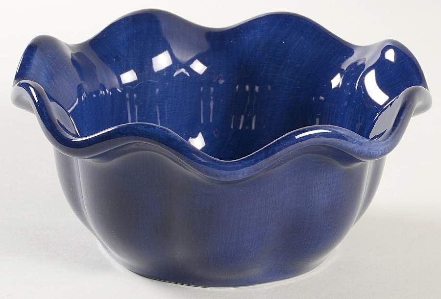 Corsica Cobalt (Blue) Fluted Bowl by Tabletops Unlimited-1