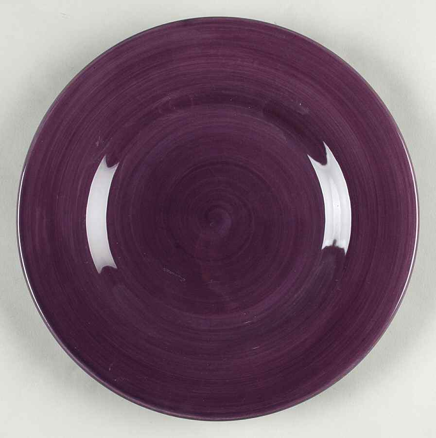 Corsica Plum (Dark Purple) Salad Plate by Tabletops Unlimited-1