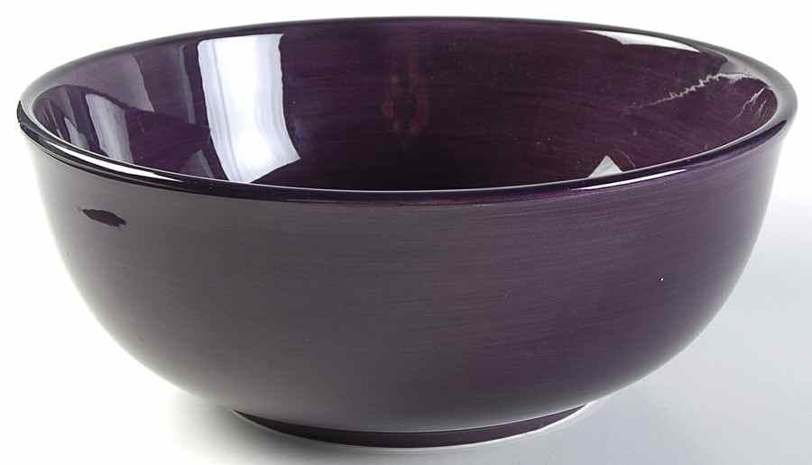 Corsica Plum (Dark Purple) 10" Round Serving Bowl by Tabletops Unlimited-1
