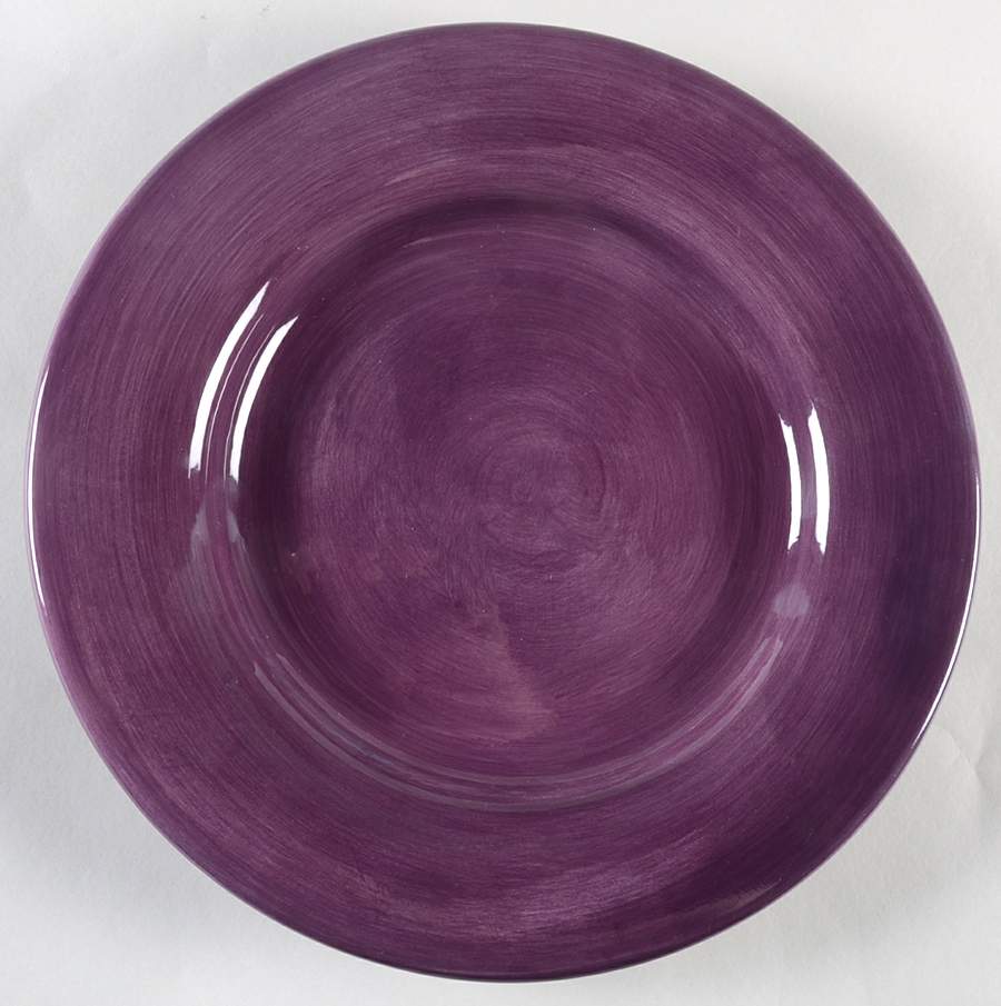 Corsica Plum (Dark Purple) 12" Chop Plate (Round Platter) by Tabletops Unlimited-1
