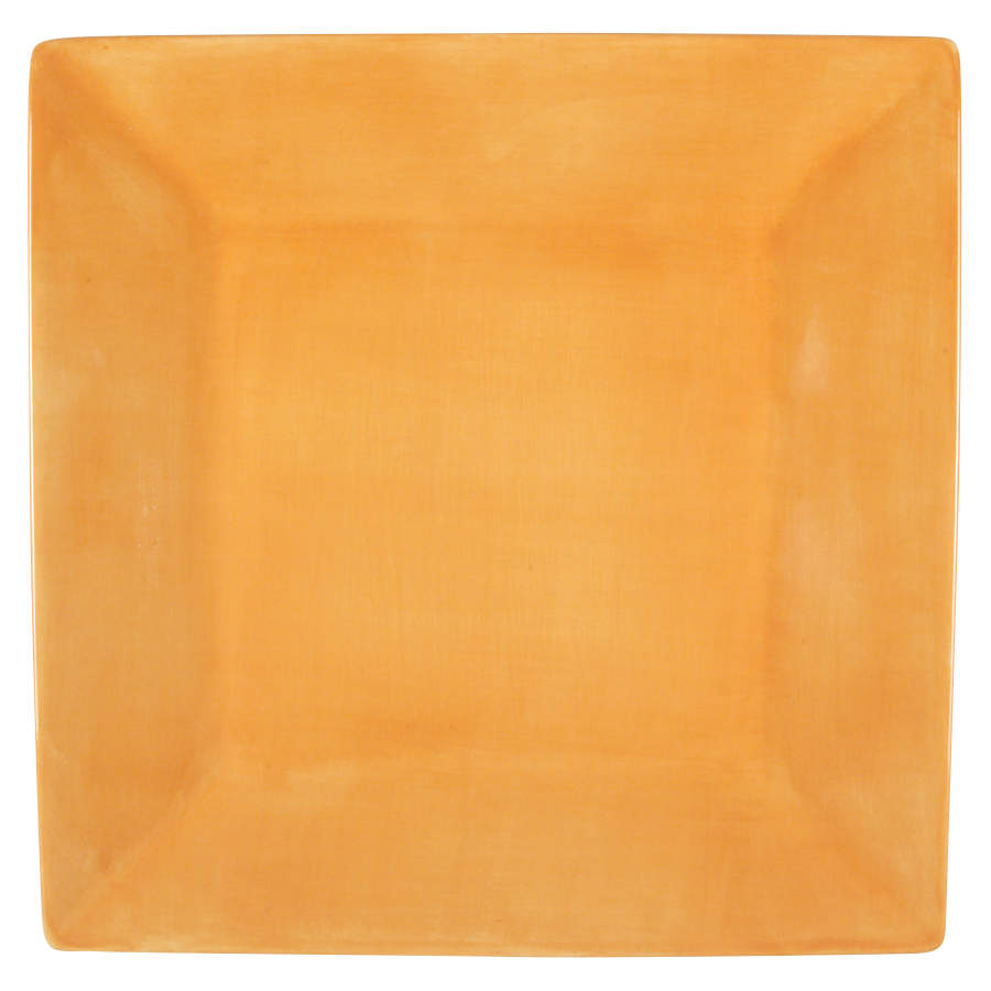Corsica Butter (Dark Yellow) Square Dinner Plate by Tabletops Unlimited-1