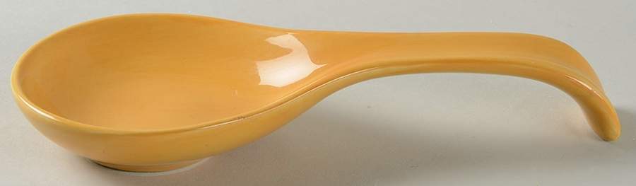 Corsica Butter (Dark Yellow) Spoon Rest/Holder (Holds 1 Spoon) by Tabletops Unlimited-1