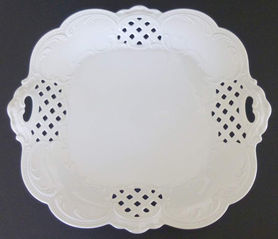 TIR367 Square Handled Cake Plate by Tirschenreuth-1