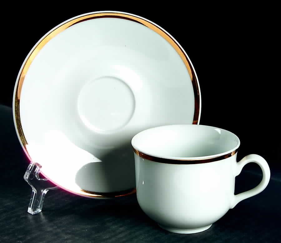 THU284 Flat Cup & Saucer Set by Thun-1