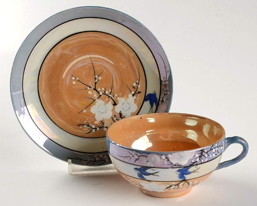 Tki38 Flat Cup & Saucer Set by Takito-1