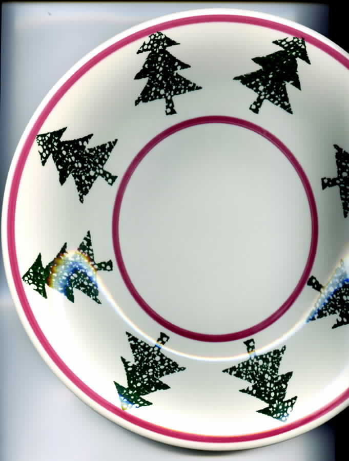 Christmas Village Dinner Plate by Tre Ci-1