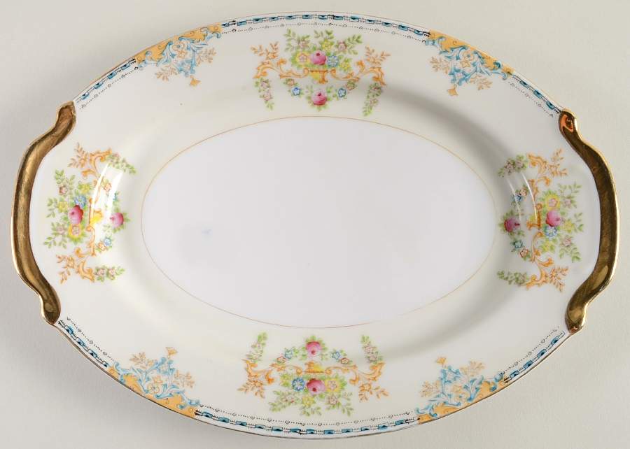 TUI13 11" Oval Serving Platter by Tuillerie (Japan)-1