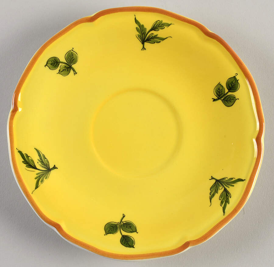 Marseilles Yellow Saucer by Tiffany-1