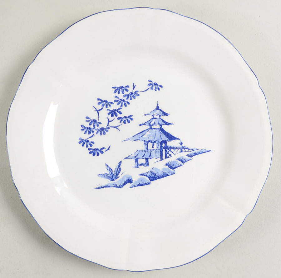 Tiffany Pagoda Salad/Dessert Plate by Tiffany-1