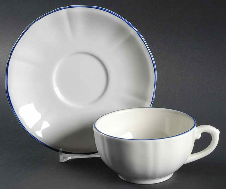 Tiffany Pagoda Flat Cup & Saucer Set by Tiffany-1