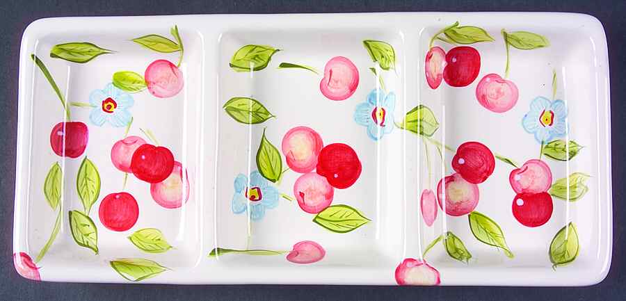 Cherry Blossom 3-Part Relish by Tabletops Unlimited-1