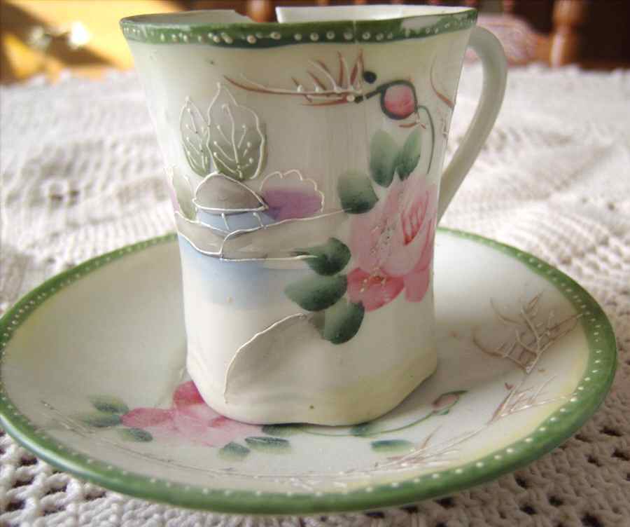 TKI11 Flat Demitasse Cup & Saucer Set by Takito-1