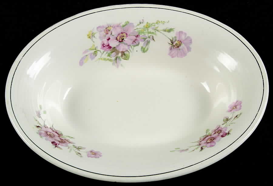 Wild Rose 9" Oval Vegetable Bowl by Triumph-1