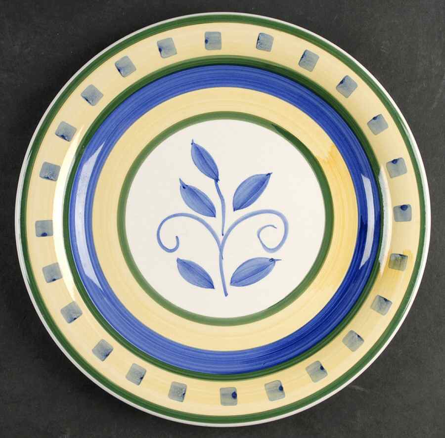 Barcelona (Green Violet) Dinner Plate by Tabletops Unlimited-1
