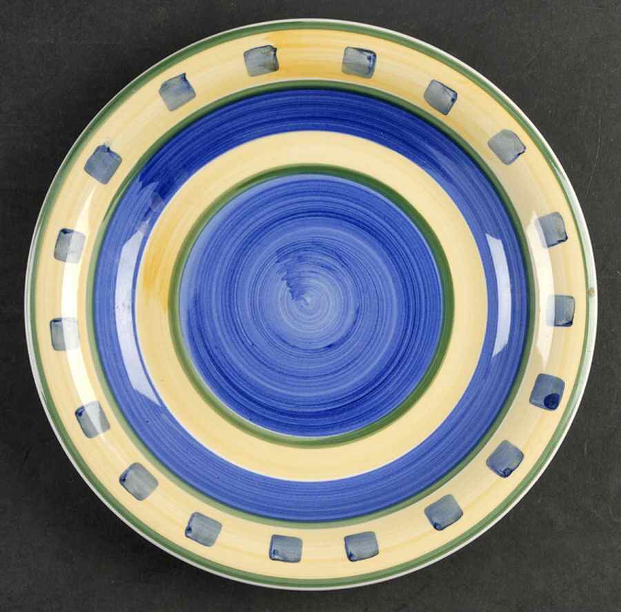 Barcelona (Green Violet) Salad Plate by Tabletops Unlimited-1