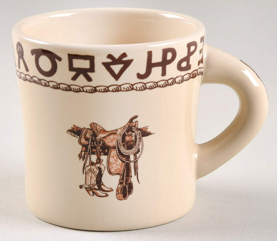 Boots & Saddle Mug by True West-1