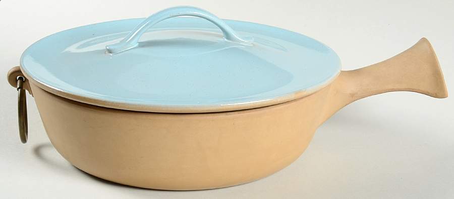 Chateau Buffet Cinnamon Sky Blue 2.5 Qt Round Covered Casserole by Taylor, Smith & Taylor (Ts&T)-1