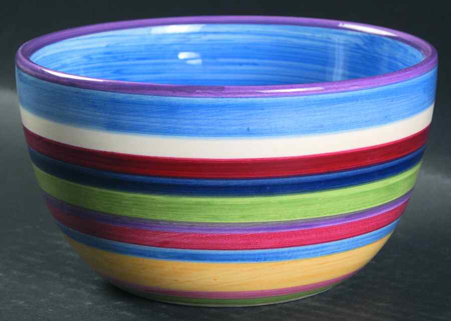 Barcelona Stripes Coupe Cereal Bowl by Tabletops Unlimited-1