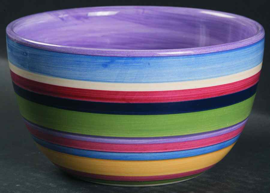 Barcelona Stripes Coupe Cereal Bowl by Tabletops Unlimited-1