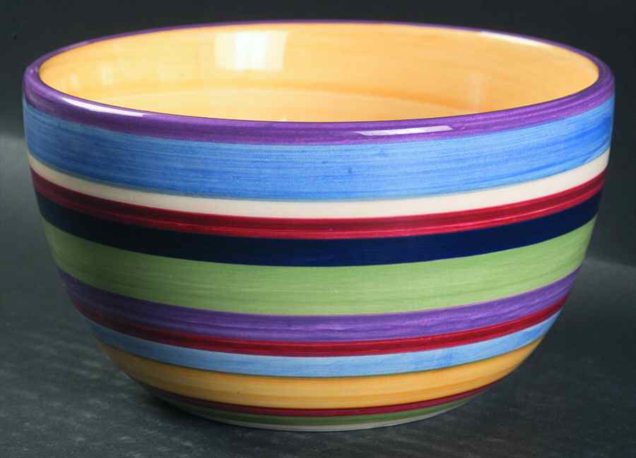 Barcelona Stripes Coupe Cereal Bowl by Tabletops Unlimited-1
