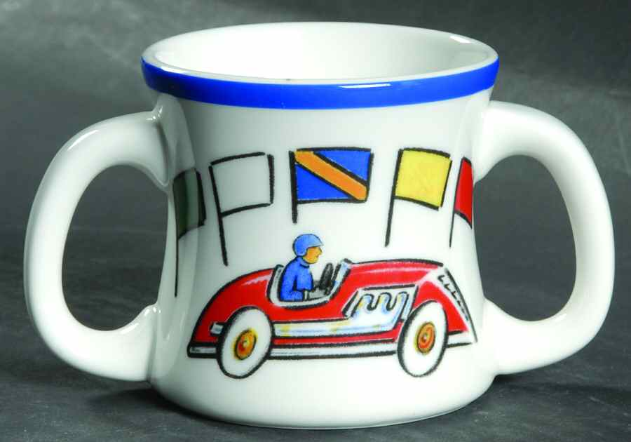 Race Cars Child's Mug by Tiffany-1