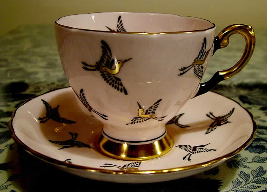 8758H Footed Cup & Saucer Set by Tuscan - Royal Tuscan-1