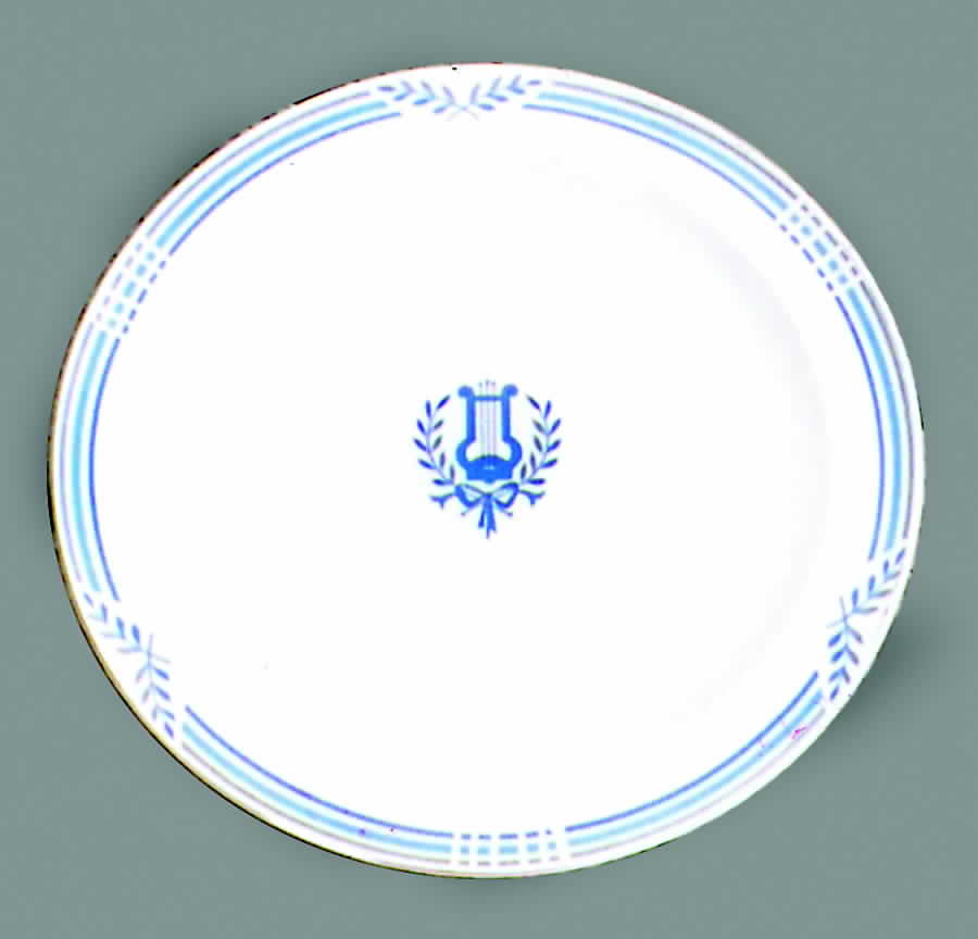 1280 Dinner Plate by Taylor, Smith & Taylor (Ts&T)-1