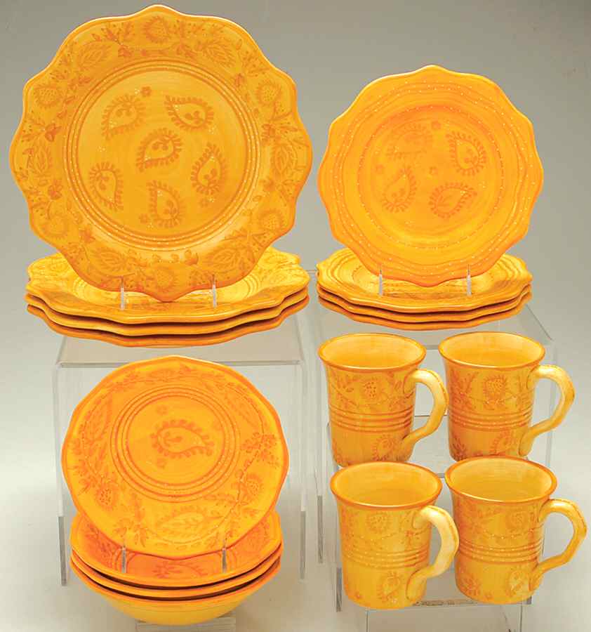 Jasmine Butter 16 Piece Set by Tabletops Unlimited-1