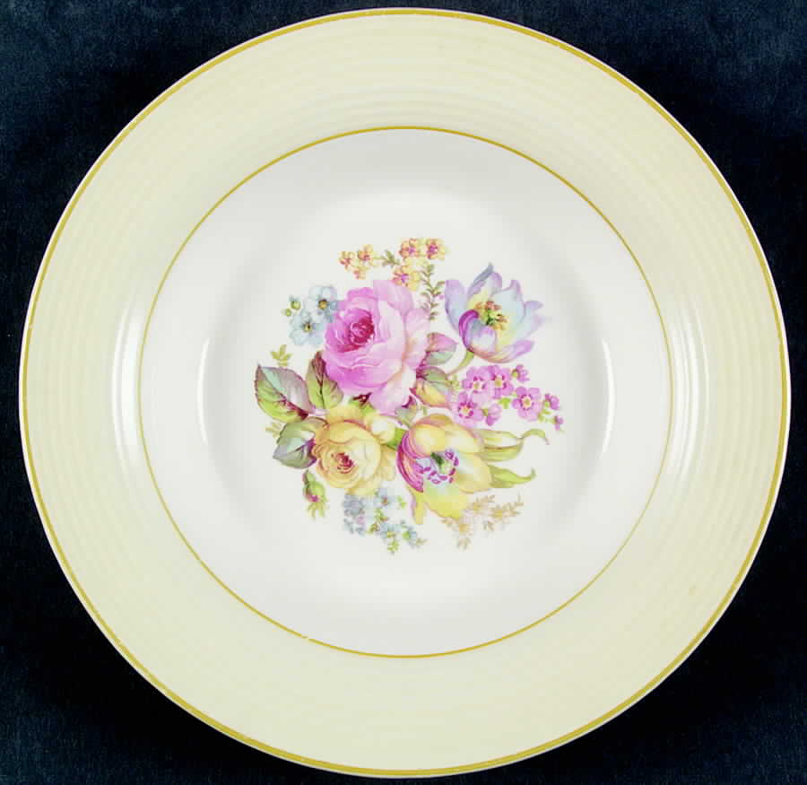 Royal Egert Rose Rim Soup Bowl by Triumph-1