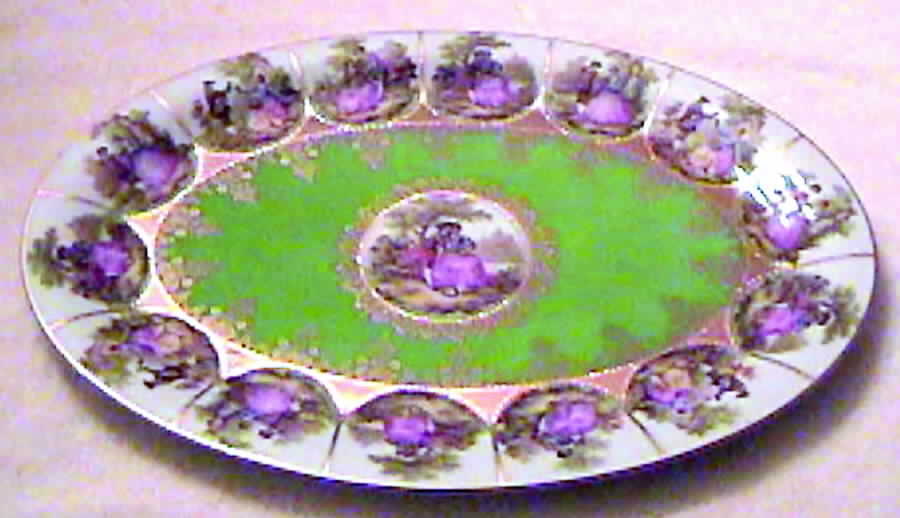 TIR384 16" Oval Serving Platter by Tirschenreuth-1