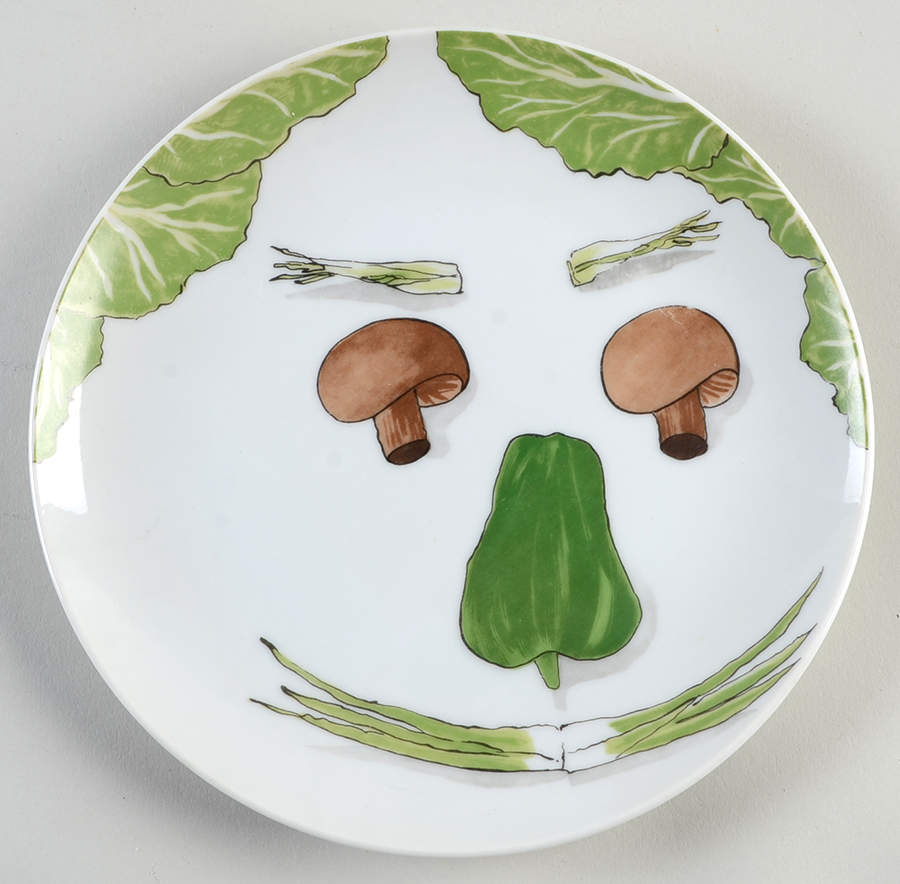 Vegetable Face Salad Plate by Taste Setter-1