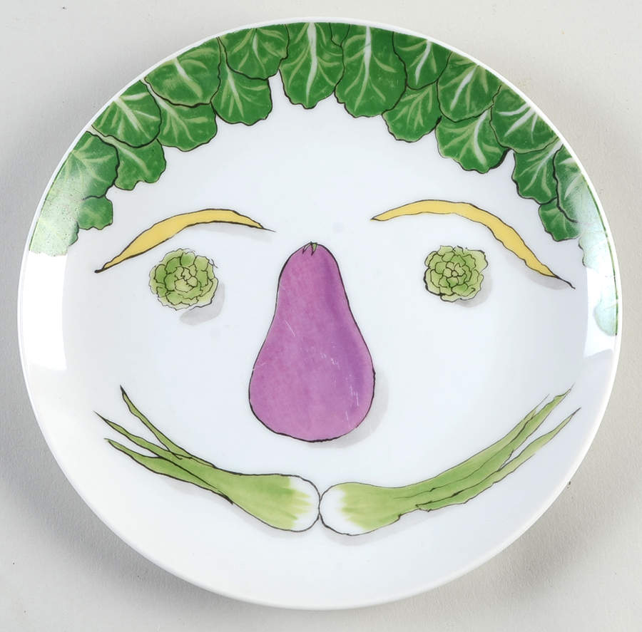 Vegetable Face Salad Plate by Taste Setter-1