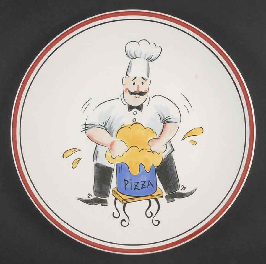 Pizza Luncheon/Salad Plate by Tabletops Unlimited-1