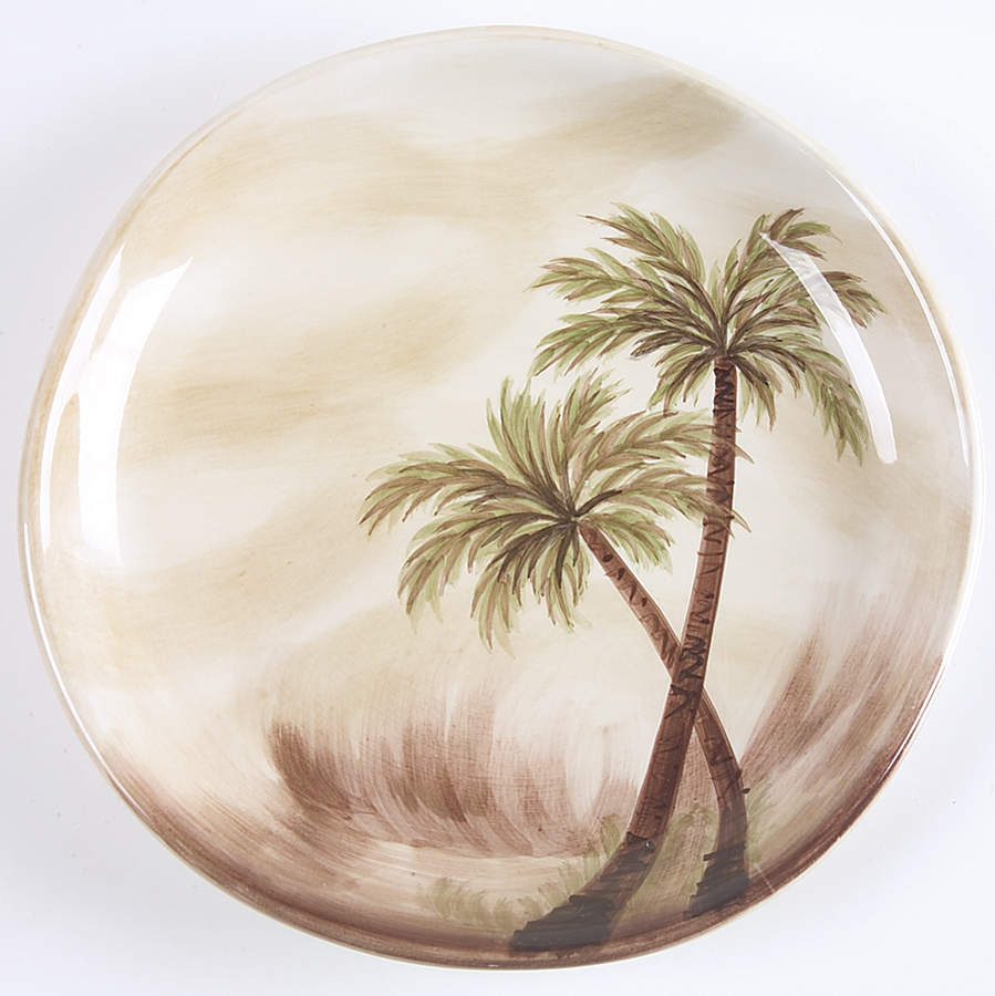 Bahamas Palm Salad Plate by Tabletops Unlimited-1